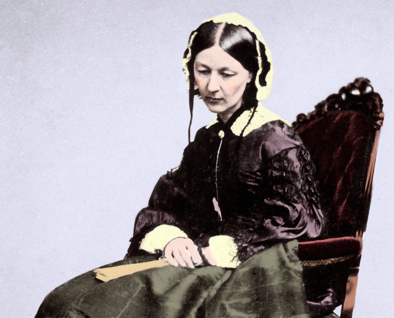 Florence Nightingale (1820-1910) od Unknown photographer