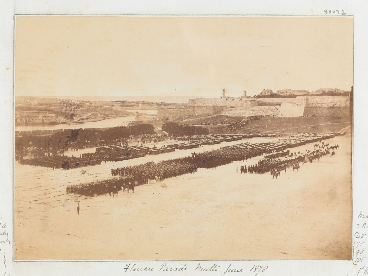 Florian Parade, Malta, červen 1878 od Unknown photographer