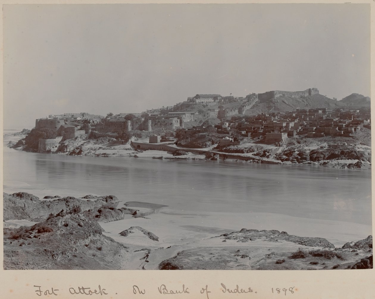 Fort Attock na březích Indu od Unknown photographer