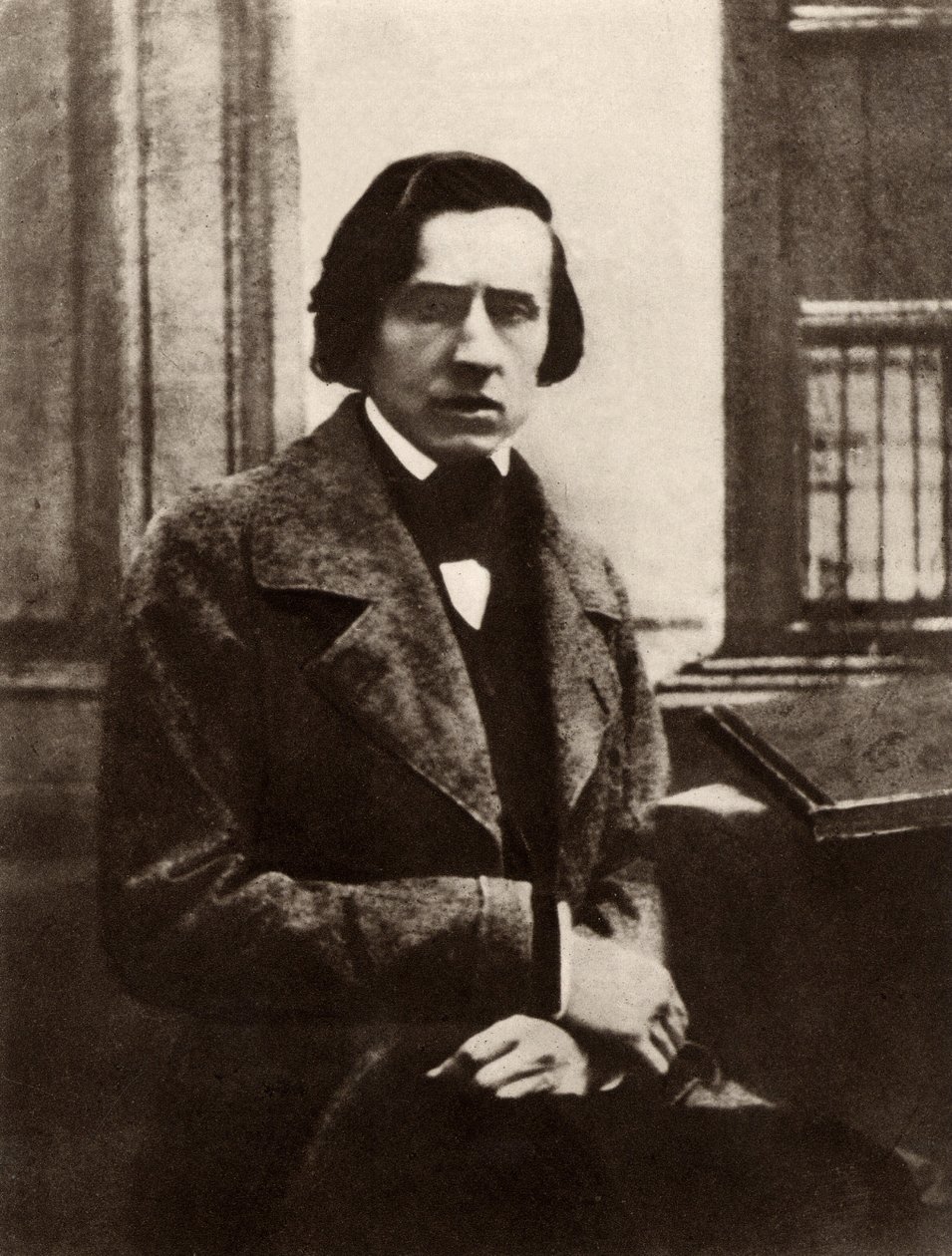 Fryderyk Chopin (1810-1849), polský skladatel a klavírista (čb fotografie) od Unknown photographer