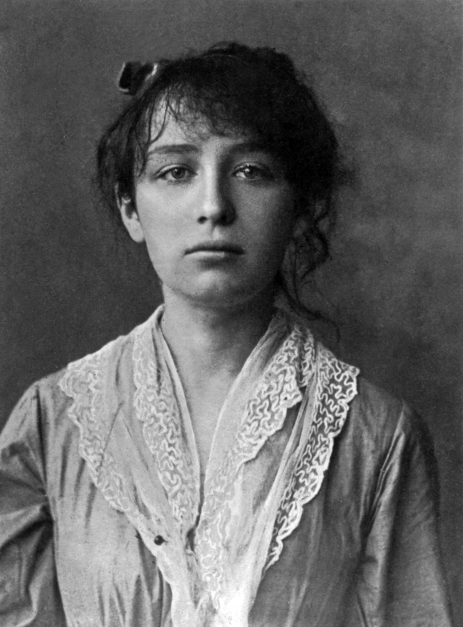 Francouzský sochař Camille Claudel (1864-1943) zde v roce 1884 od Unknown photographer