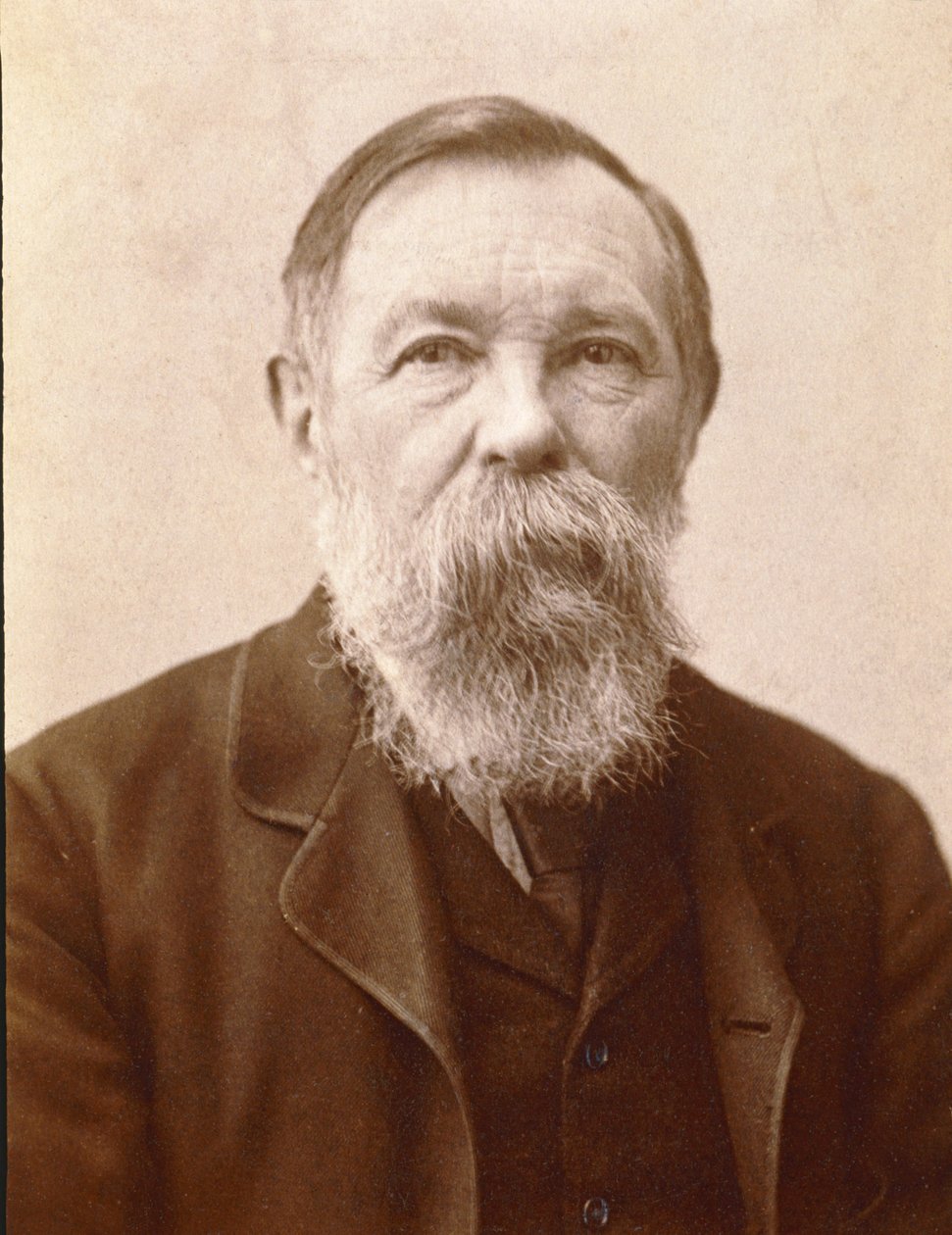 Friedrich Engels byl (foto) od Unknown photographer