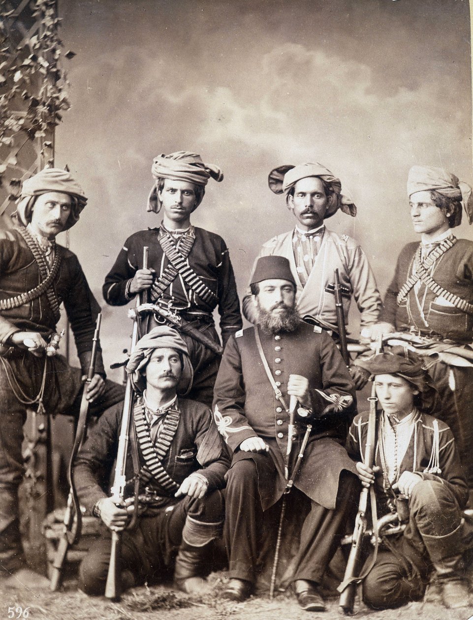 Gruzínští válečníci z Batum (nebo Batumi), město Gruzie, hlavní město Adjarie od Unknown photographer