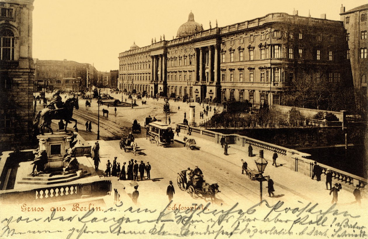 Německo , Berlín , palác německého císaře , pohlednice z roku 1904. od Unknown photographer