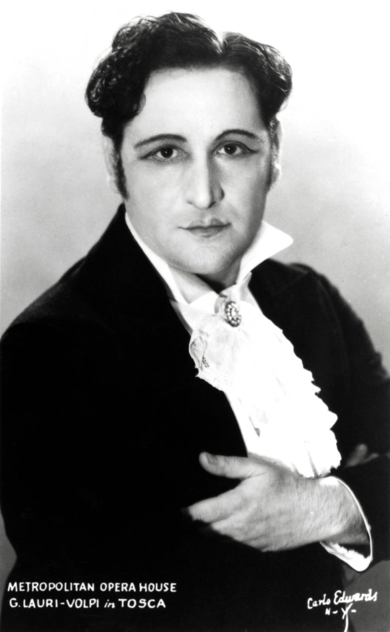 Giacomo Lauri-Volpi v opeře Tosca - Metropolitní opera, New York od Unknown photographer