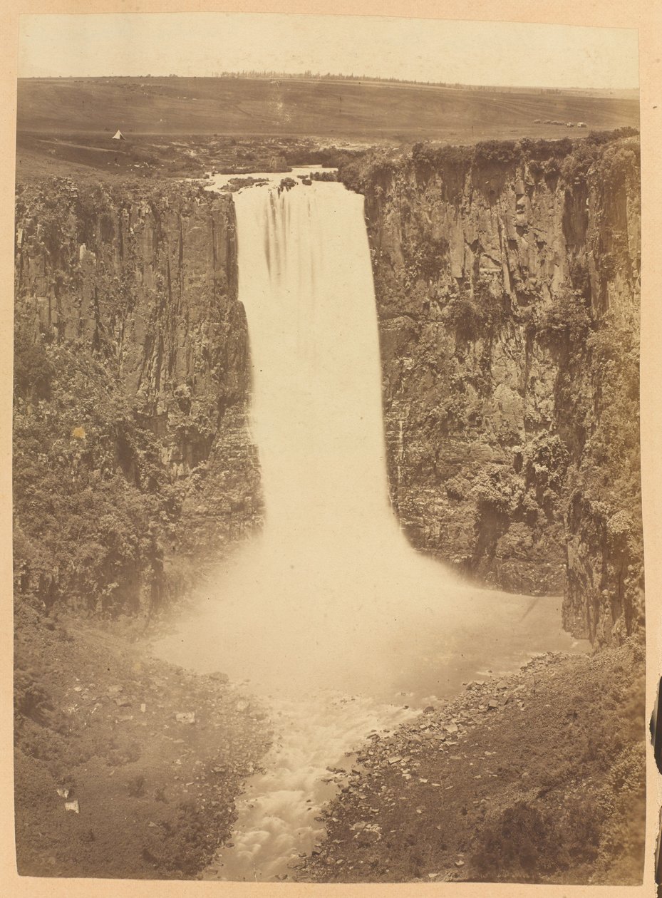 Howick Falls, řeka Umgeni, provincie Natal, Jižní Afrika, cca 1882 od Unknown