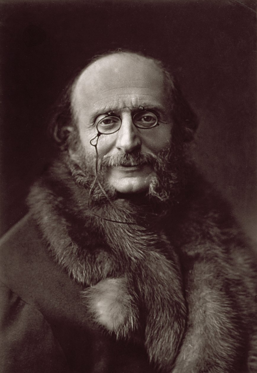 Jacques Offenbach (1819-80), německý skladatel (čb foto) od Unknown photographer