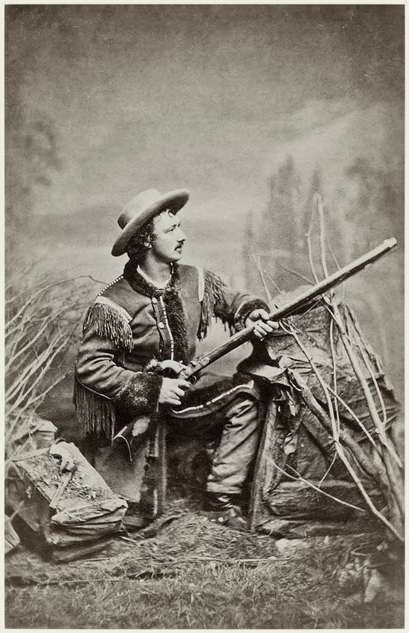 John Baker Omohundro lépe známý jako „Texas Jack“, kovboj a pohraniční průzkumník Konfederační armády od Unknown photographer