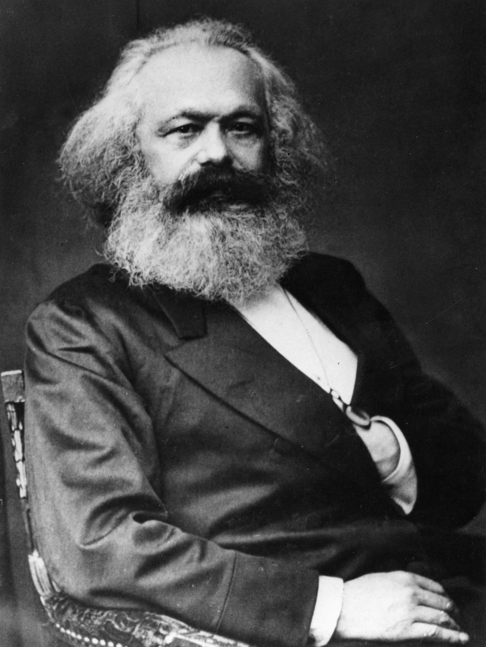 Karl Marx (1818-1893), německý socialistický teoretik a revolucionář od Unknown photographer