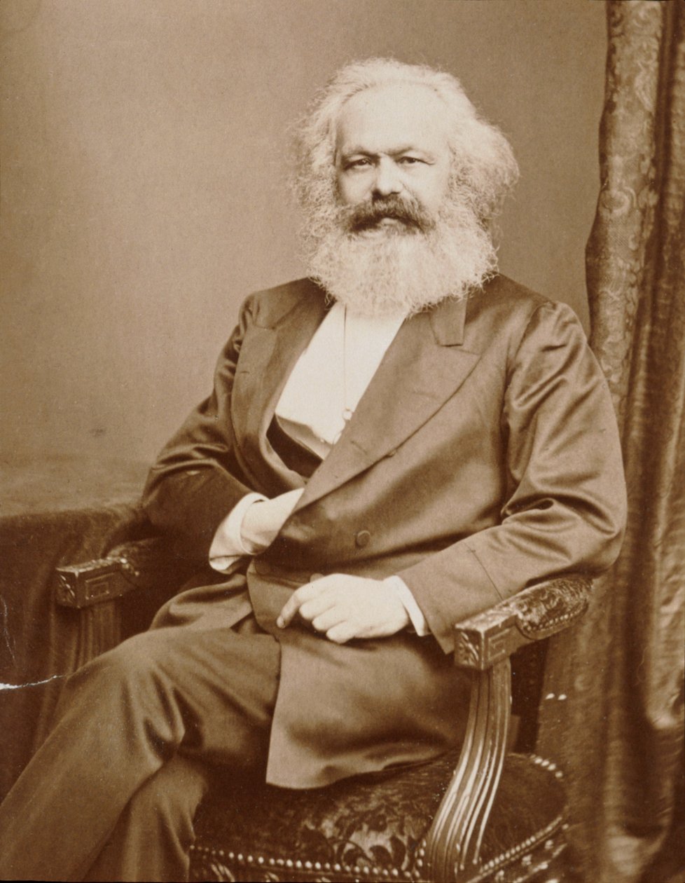 Karl Marx (fotografie) od Unknown photographer