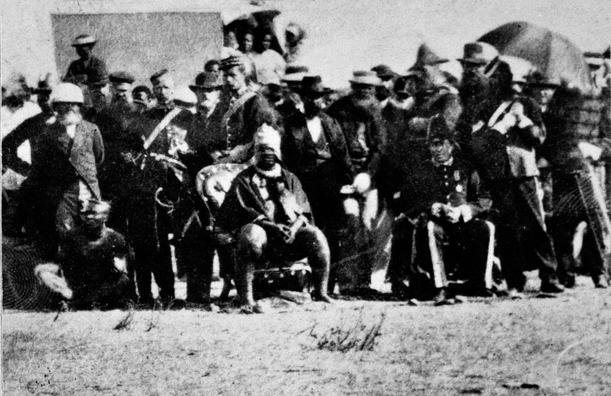Král Cetshwayo? Korunovace? dne 1. září 1873 od Unknown