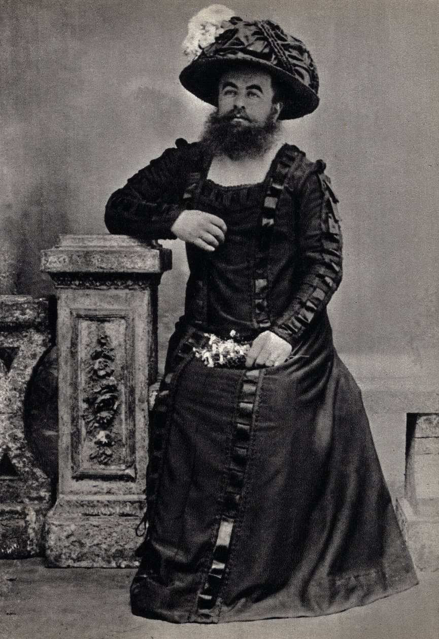 Les Monsters, la femme a vous. Fotografie, konec 19. století, Paříž. Coll. Selva. od Unknown photographer
