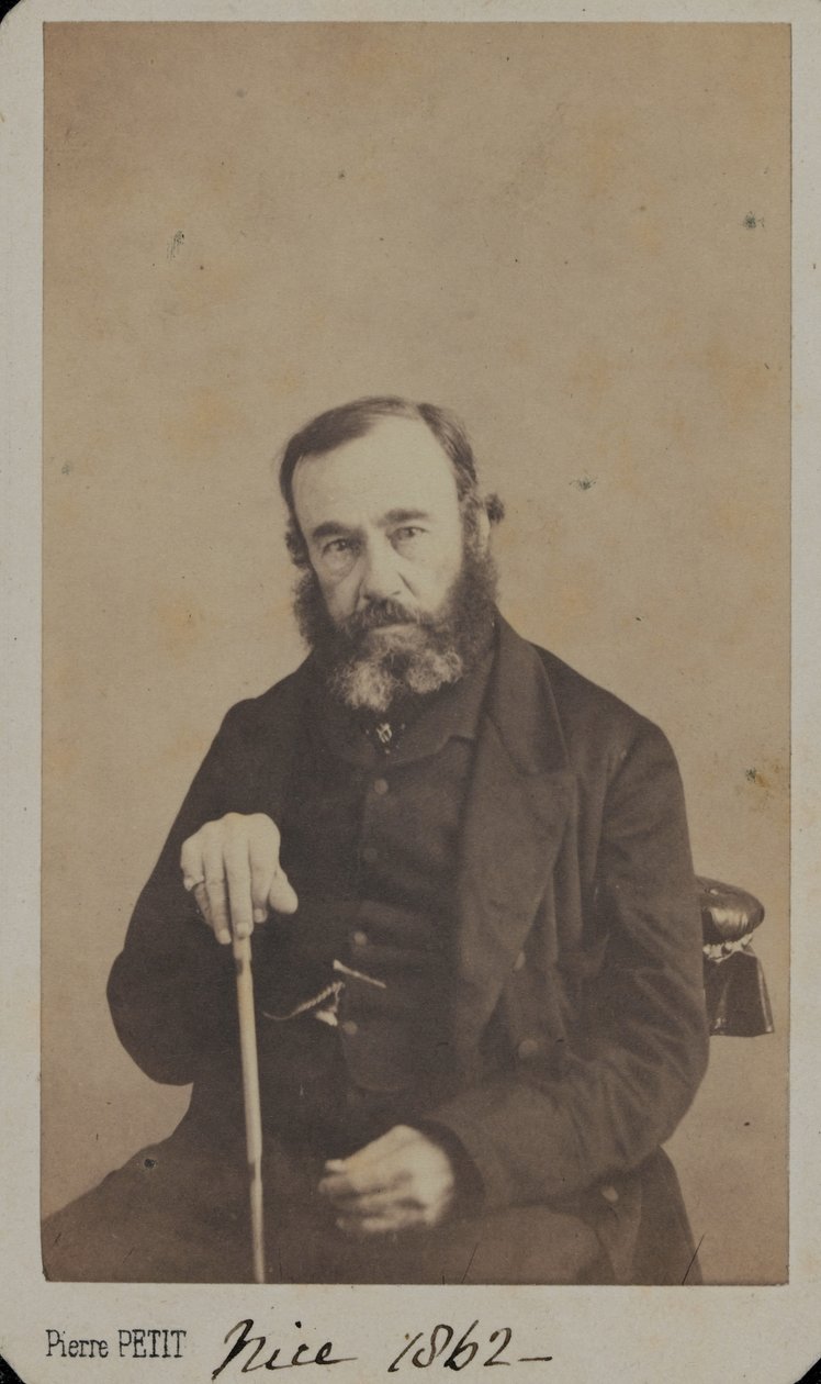 Generálporučík Sir James Outram v civilu, Nice, 1862 od Unknown