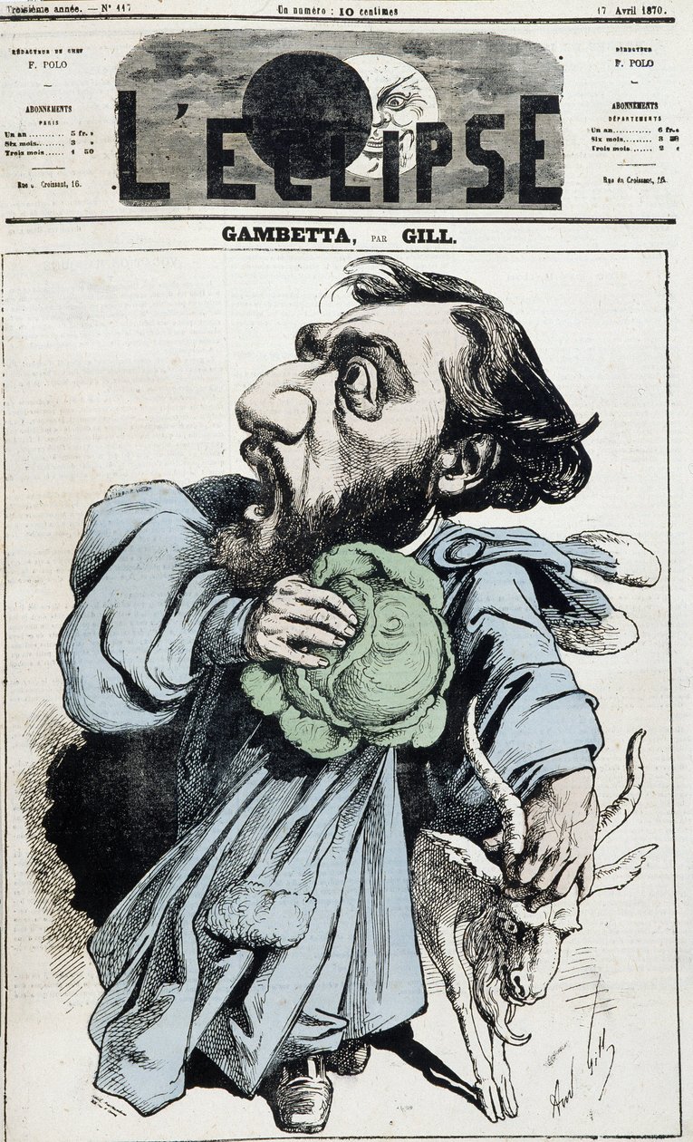 Leon Gambetta v roce 1882. od Unknown photographer