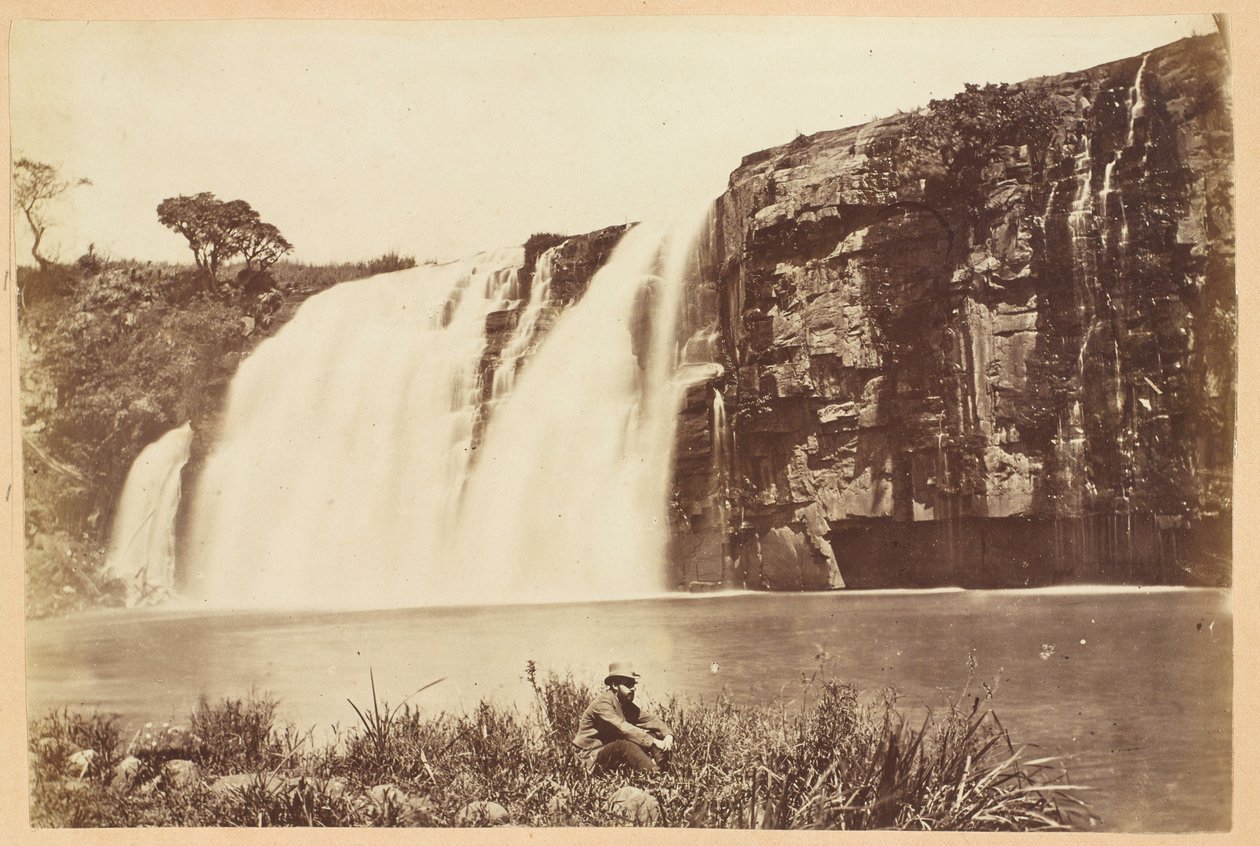 Lower Umgeni Falls, Natal Province, Jižní Afrika, circa 1882 od Unknown