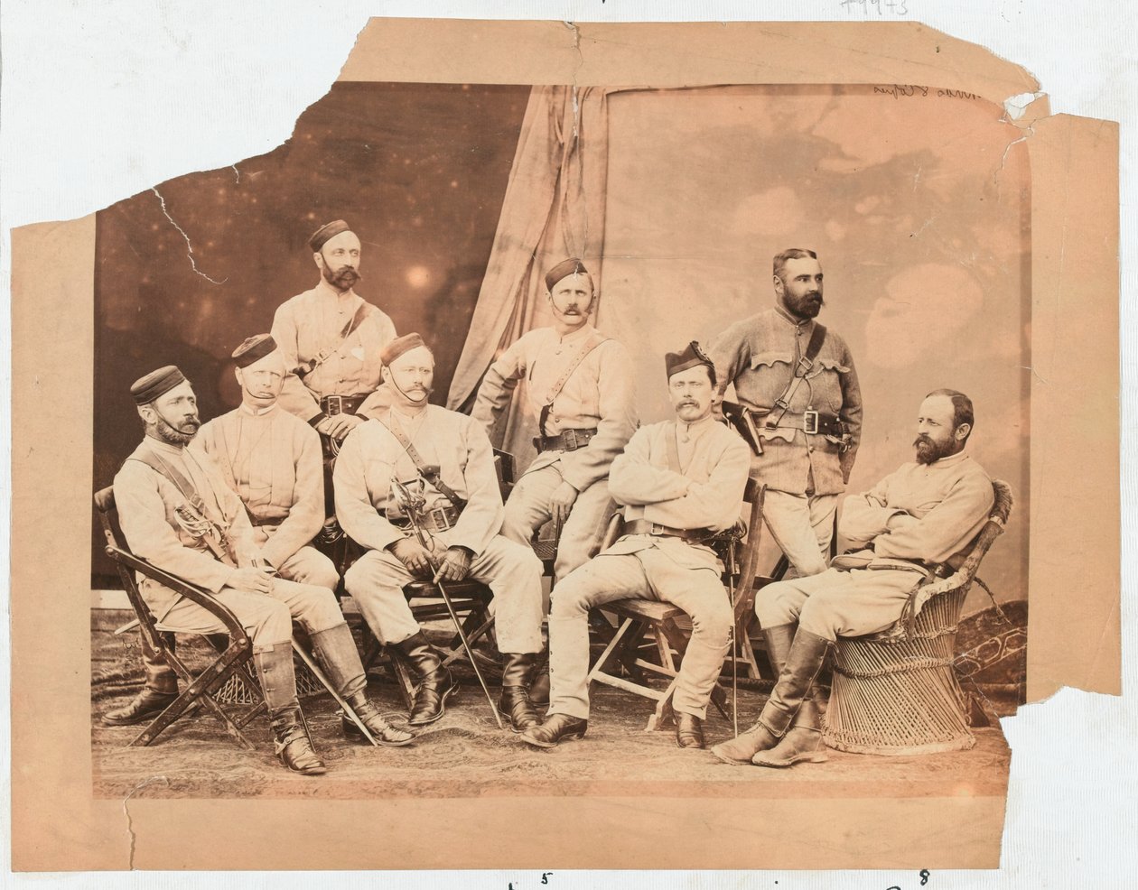 Důstojníci 4. Goorkha Regiment, 1879 od Unknown