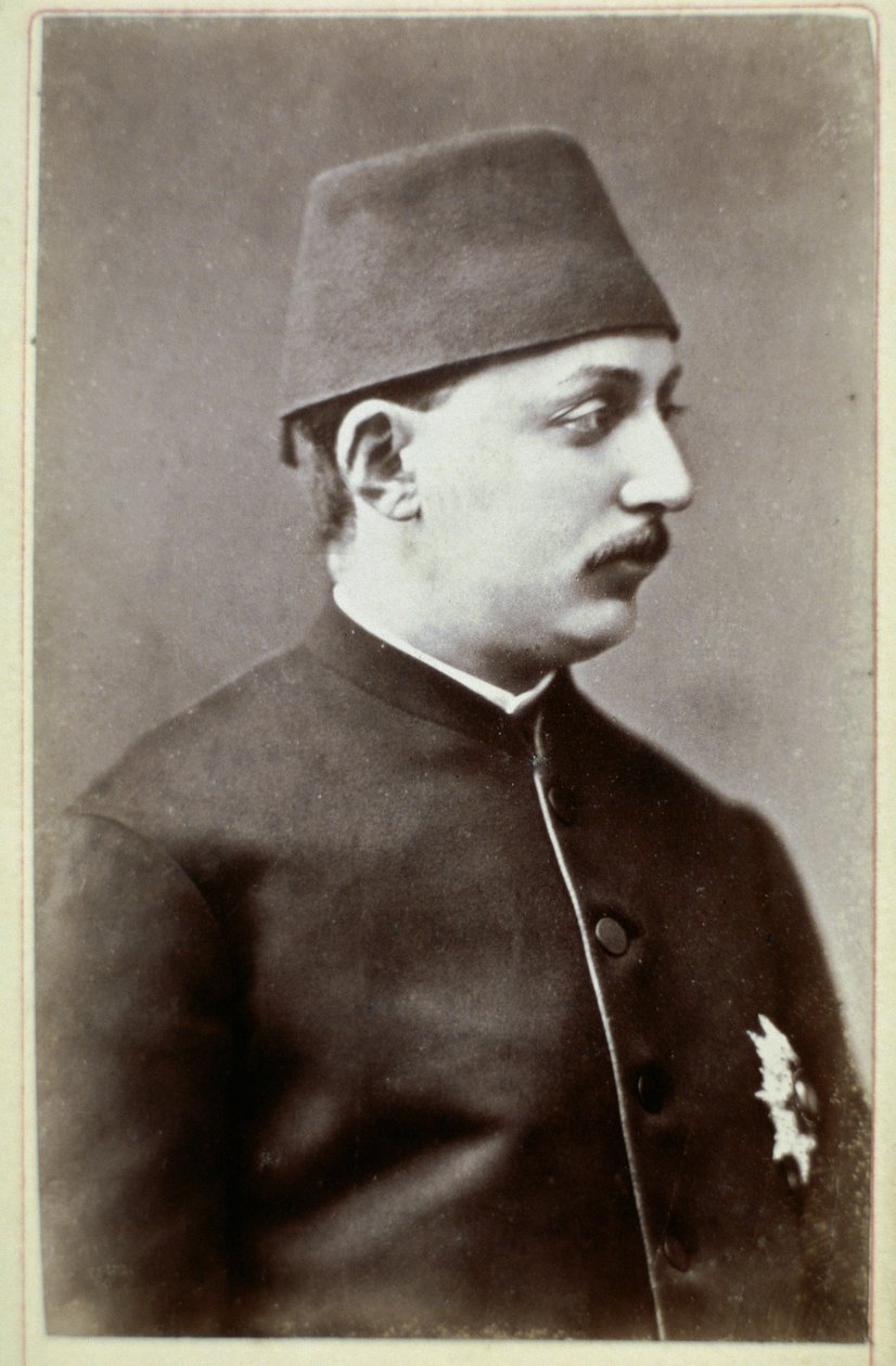 Osmanská říše: Portrét sultána Murada V. (1840-1904)“ Fotografie. 1876 Ankara, Turecká historická společnost Turecko od Unknown photographer