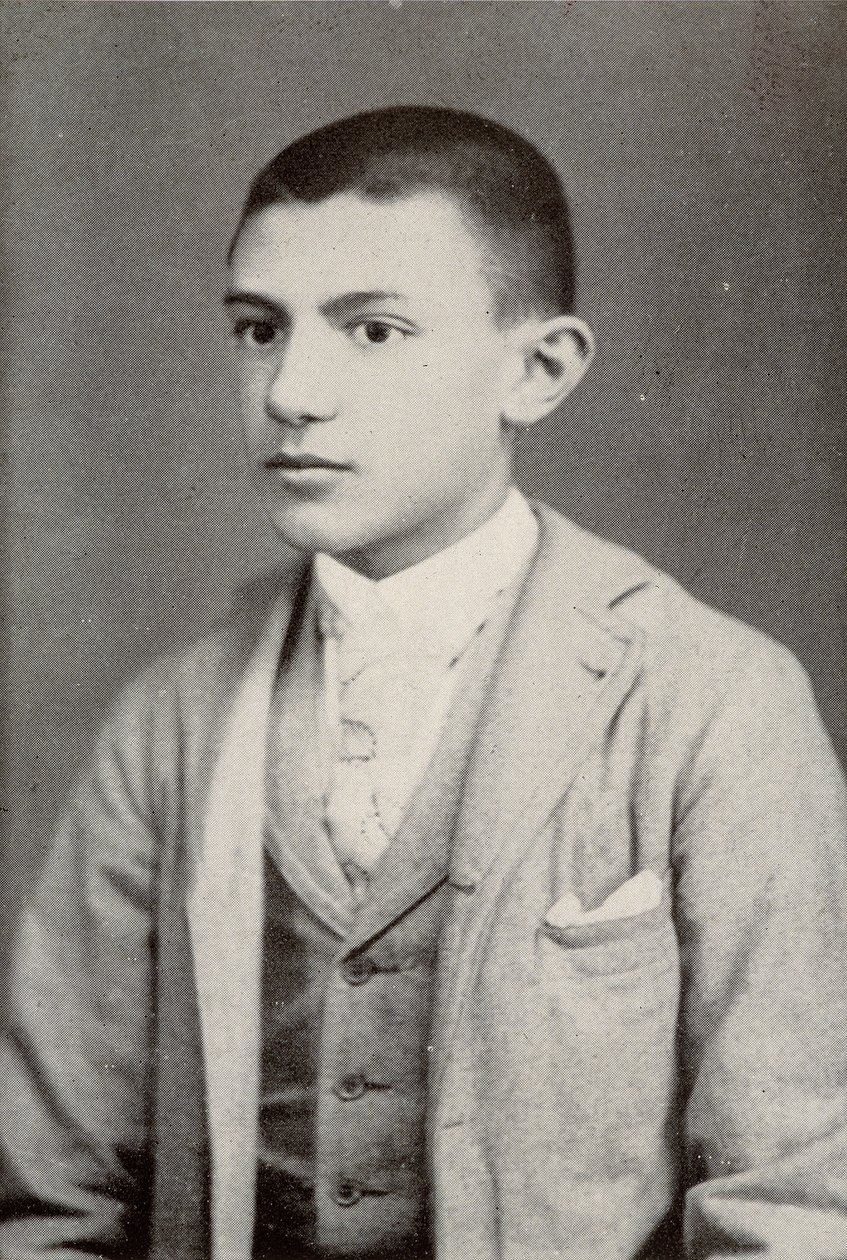 Pablo Picasso v roce 1896 (15 let) - v „“ Picasso, ikonografické dokumenty““ od Sabartes od Unknown photographer