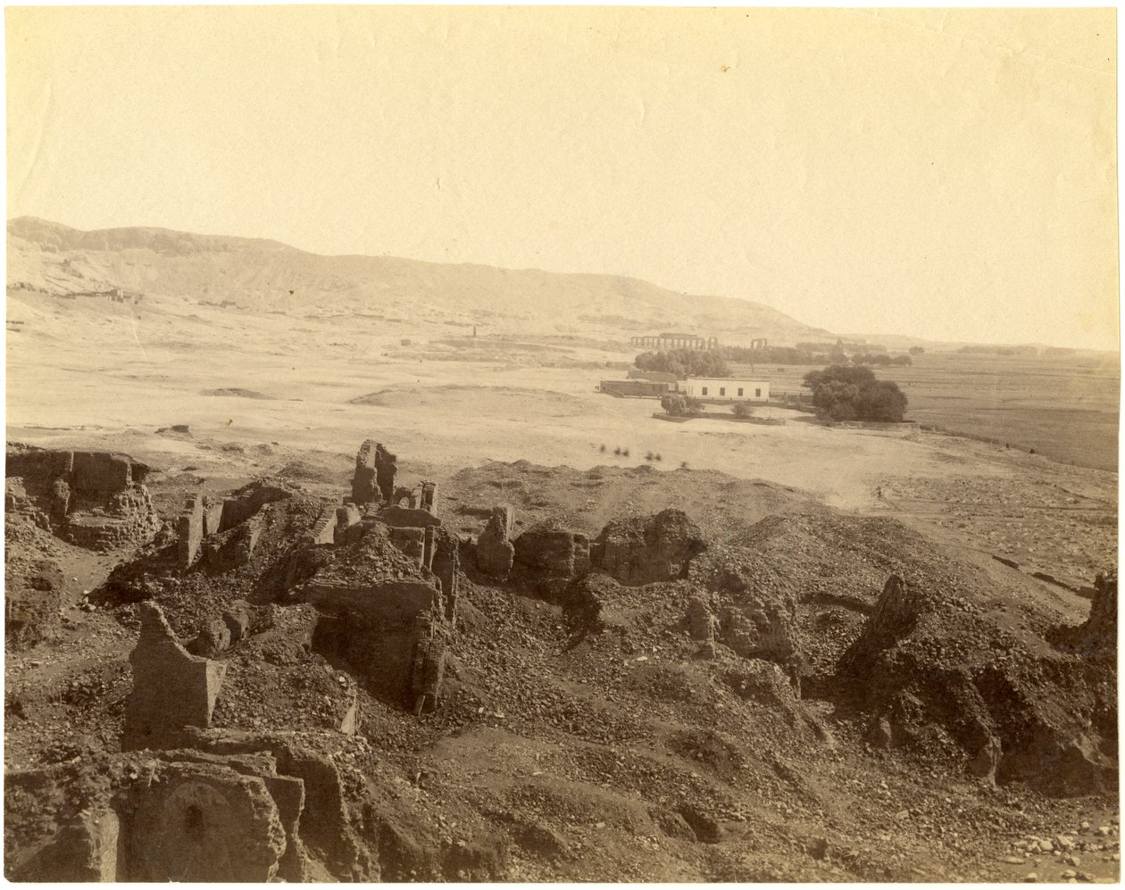 Panoramatický výhled na údolí králů, Egypt od Unknown photographer