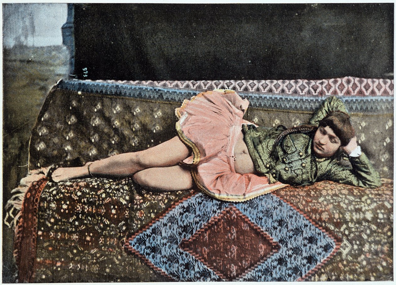 Peršan v harému Teheránu - fotografie, konec 19. století od Unknown photographer