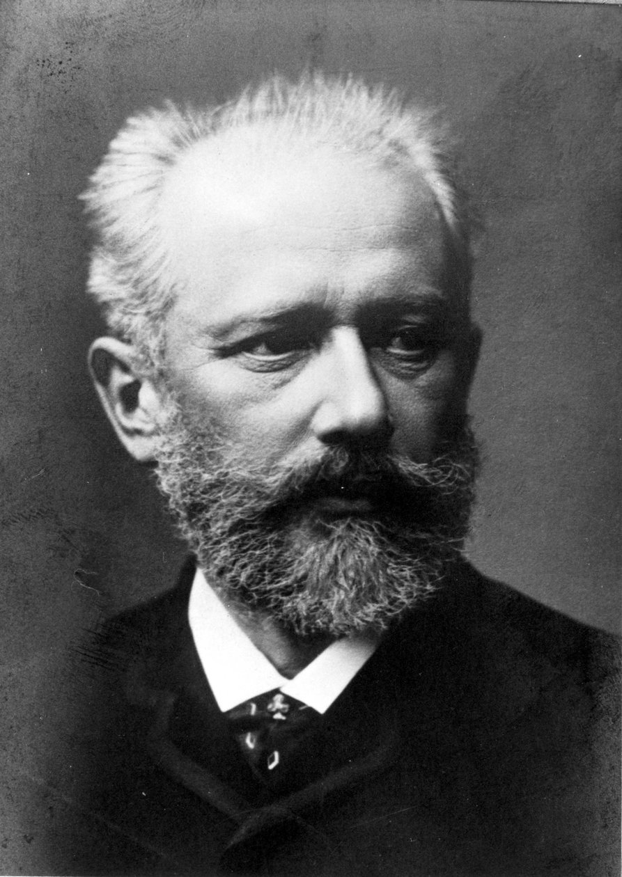 Piotr nebo Petr Iljič Čajkovskij (1840 - 1893), ruský skladatel. Fotografie z 19. století. od Unknown photographer