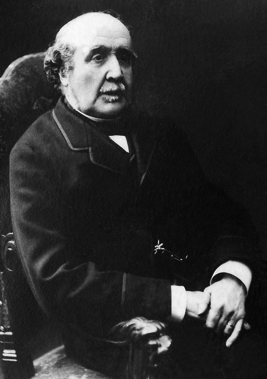 Portrét Alberta, vévody z Broglie (1821-1901), francouzského historika a politika. od Unknown photographer