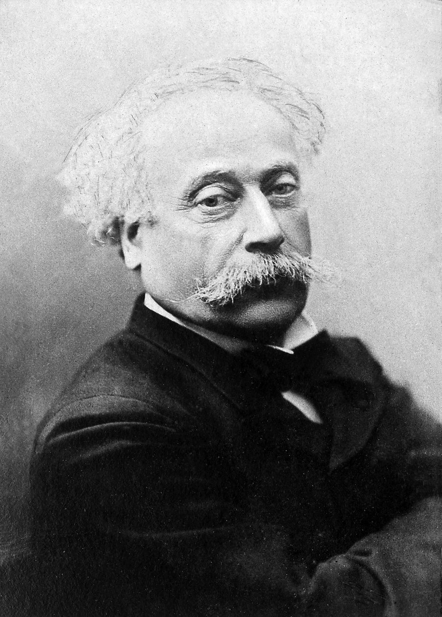 Portrét Alexandra Dumase ml. (1824-1895), francouzského dramatika a romanopisce. od Unknown photographer