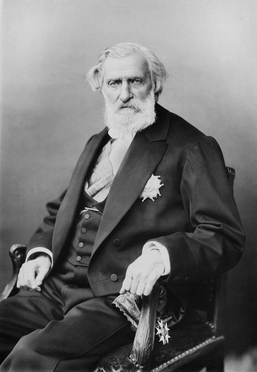 Portrét Ambroise Thomase (1811-1896), francouzského skladatele. od Unknown photographer