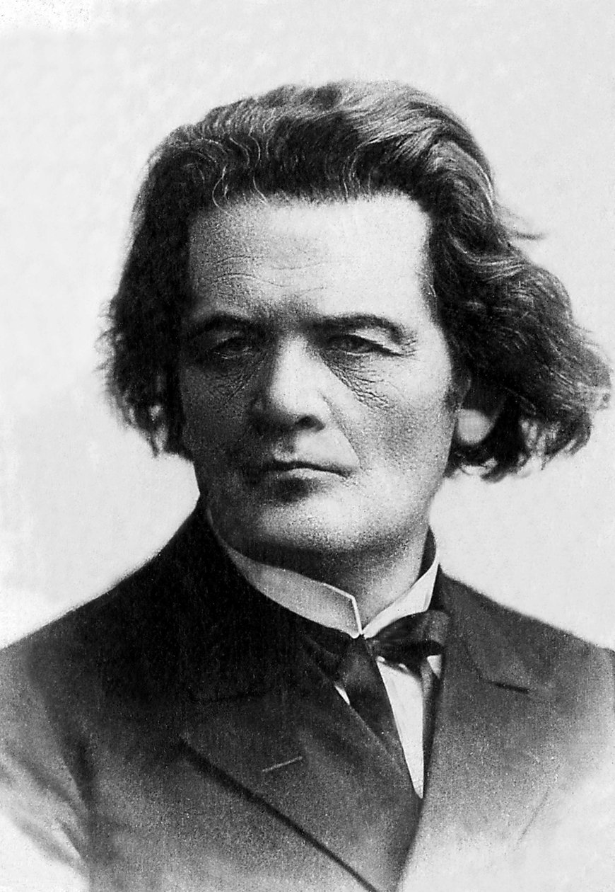 Portrét Antona Rubinsteina (1829-1894), ruského pianisty a skladatele. od Unknown photographer