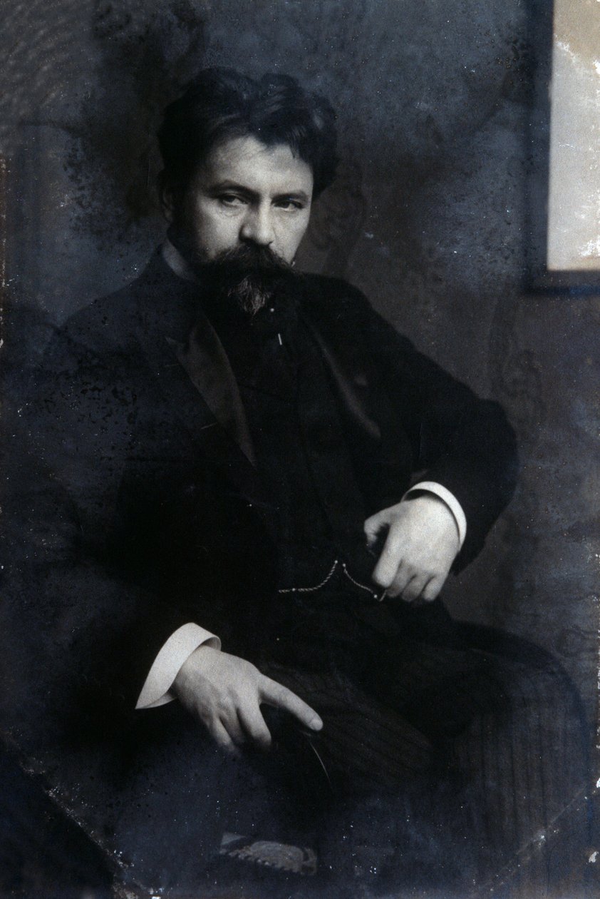 Portrét Arthura Nikische (černobílá fotografie) od Unknown photographer