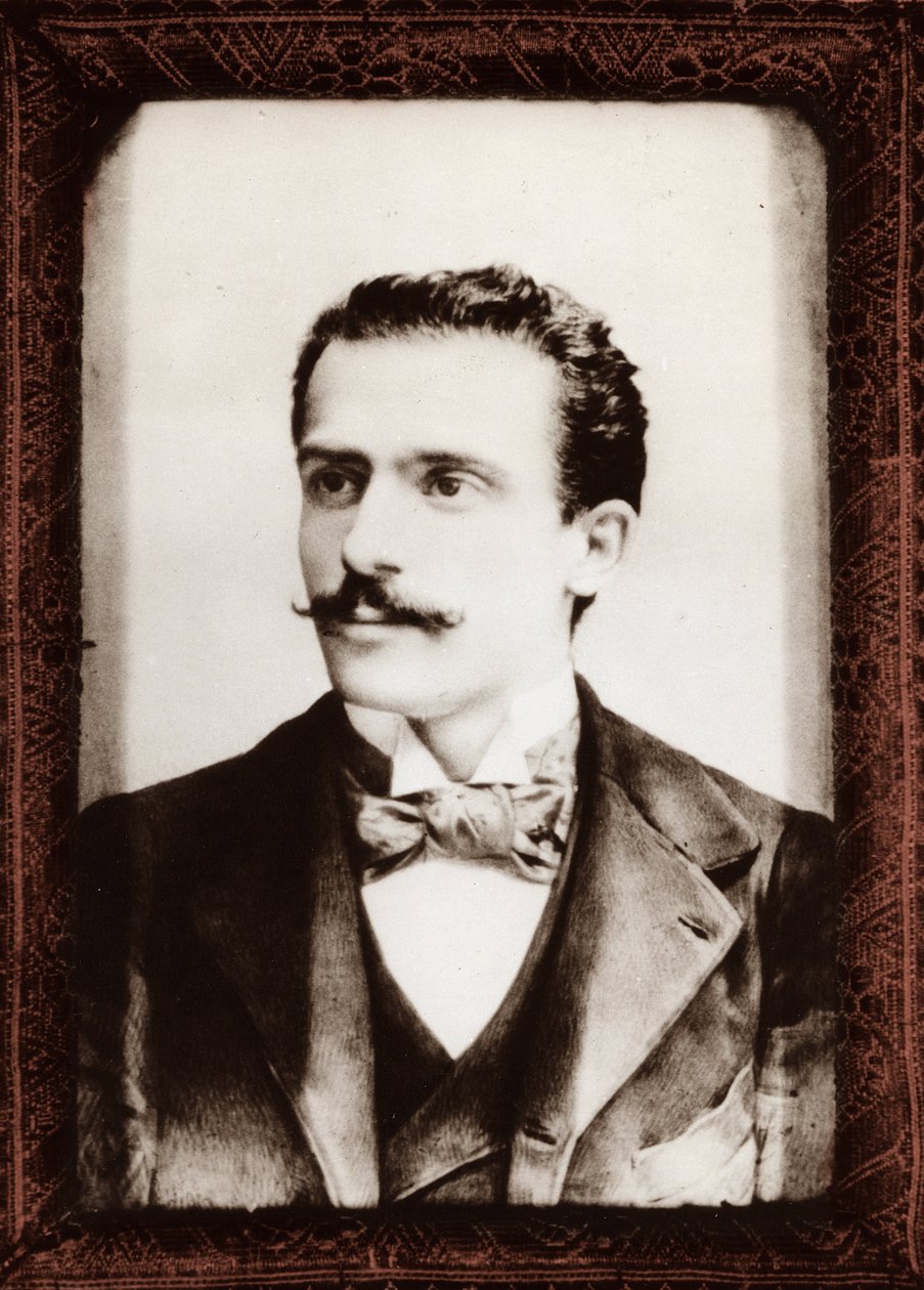 Portrét Artura Toscaniniho (1867-1957) v roce 1896 - od Unknown photographer