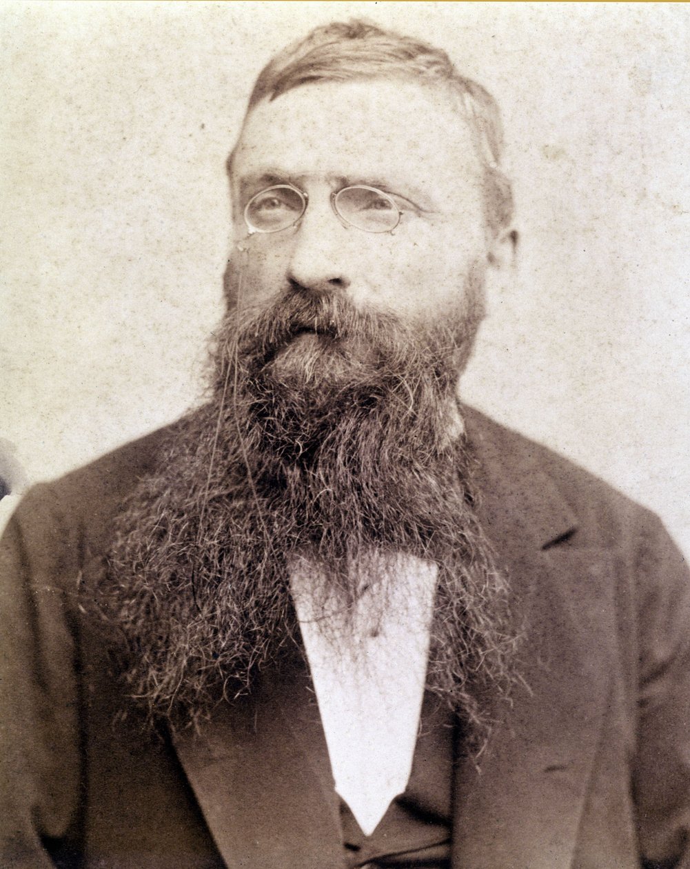 Portrét Augusta Rodina (1840-1917) fotografovaný kolem roku 1885. od Unknown photographer