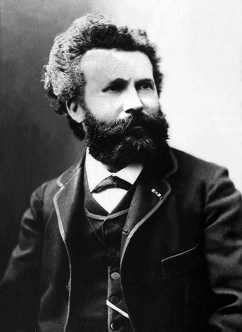 Portrét Camille Flammarion (1842-1925), francouzského astronoma a vědeckého novináře. od Unknown photographer