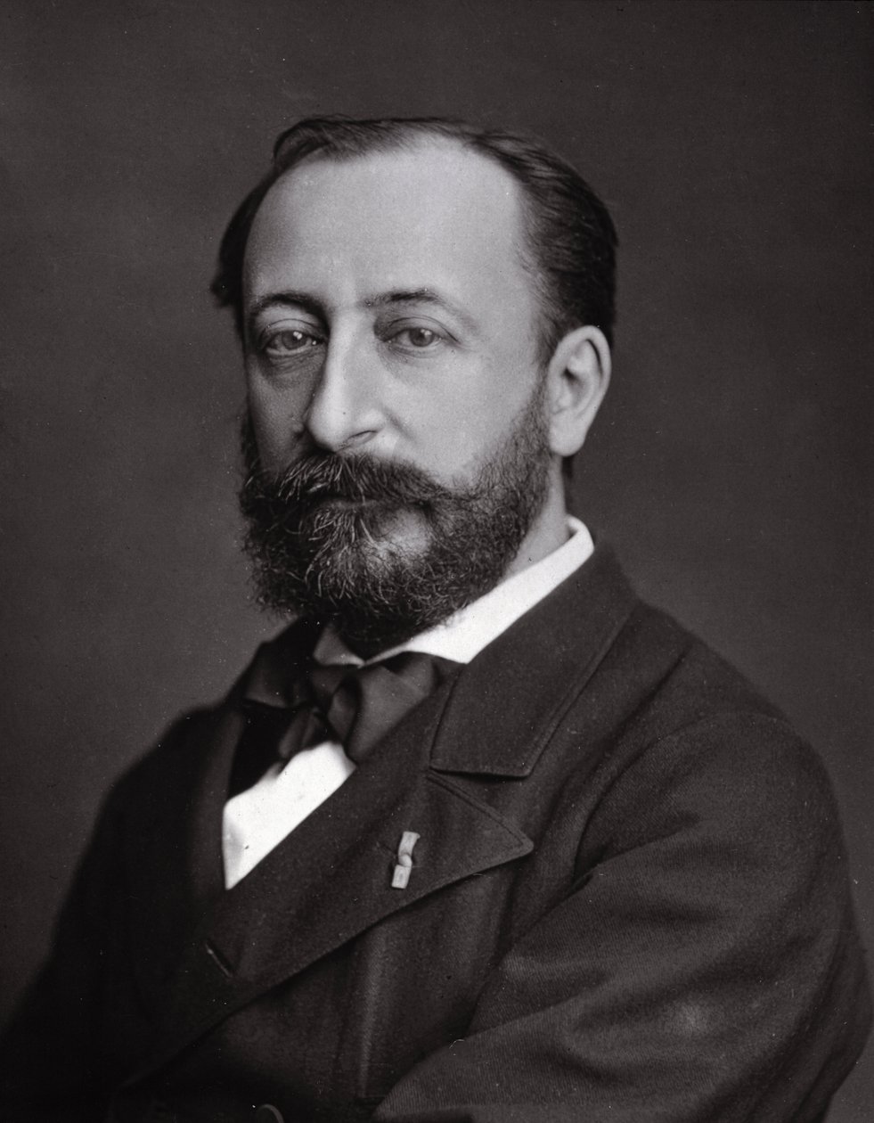 Portrét Camille Saint Saens (Saint-Saens) (1835 - 1921), francouzský skladatel. od Unknown photographer