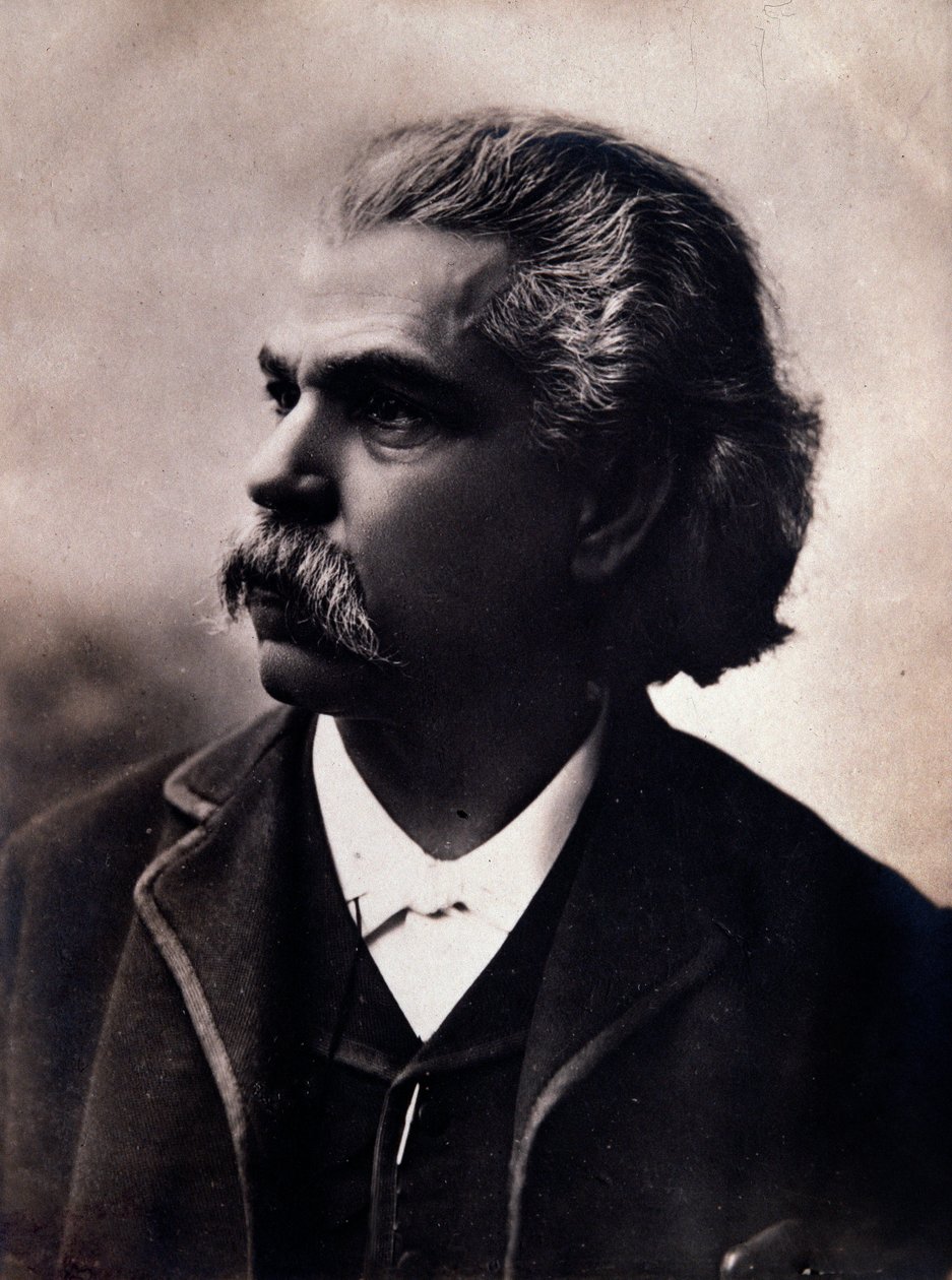 Portrét Carlos Andrea Gomes (Gomez) (1836-1896), brazilský skladatel Photograph. 19. století. Bologna, civilo Museo Museo od Unknown photographer