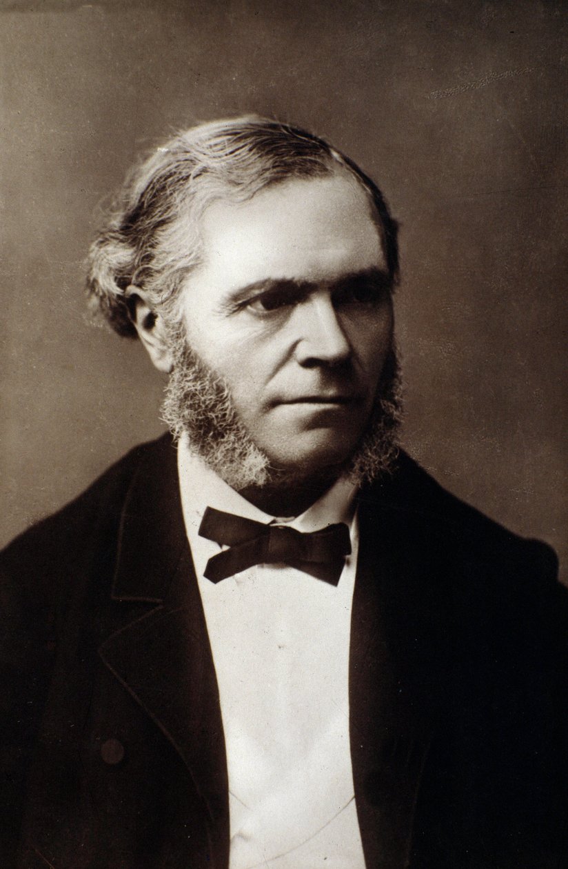 Portrét Cesara Francka (1822-1890), anglický skladatel Fotografie. 19. století. Bologna, civilo museo musico od Unknown photographer