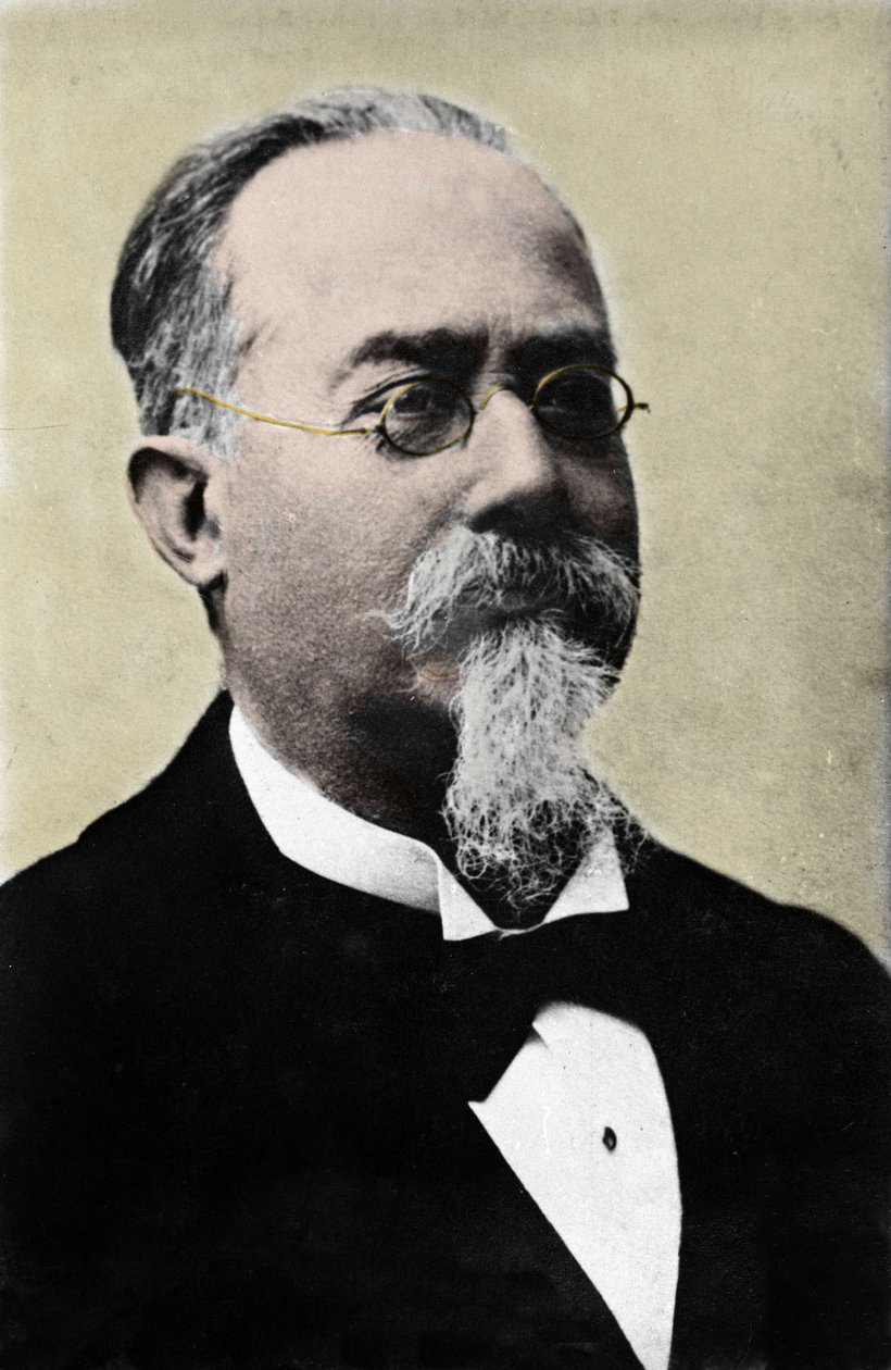 Portrét Cesare Lombroso (1835-1909), italský kriminalista. Fotografie z konce 19. století od Unknown photographer