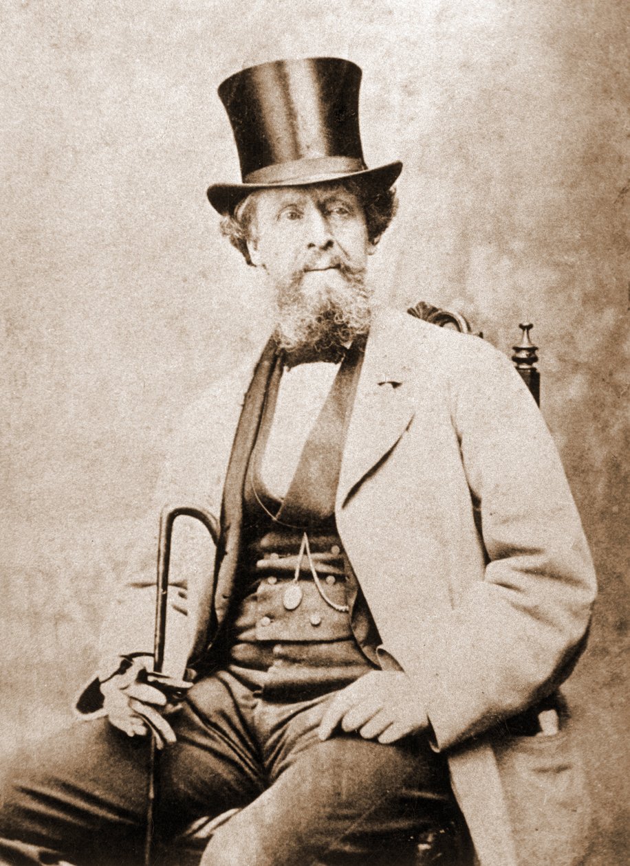 Portrét Charlese Dickense (1812-1870), anglického spisovatele kolem roku 1855. od Unknown photographer