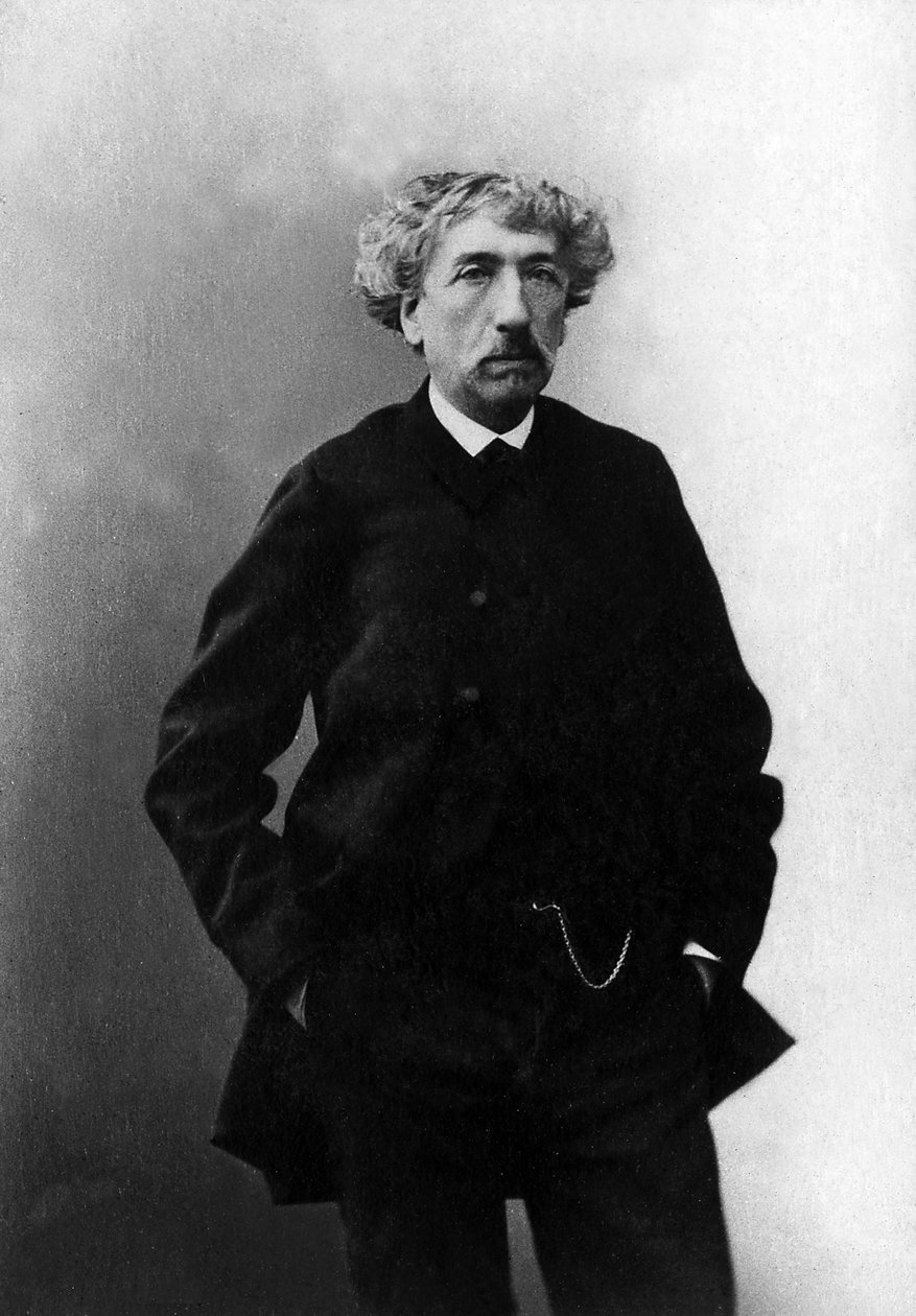Portrét Charlese Garniera (1825-1898), francouzského architekta. od Unknown photographer