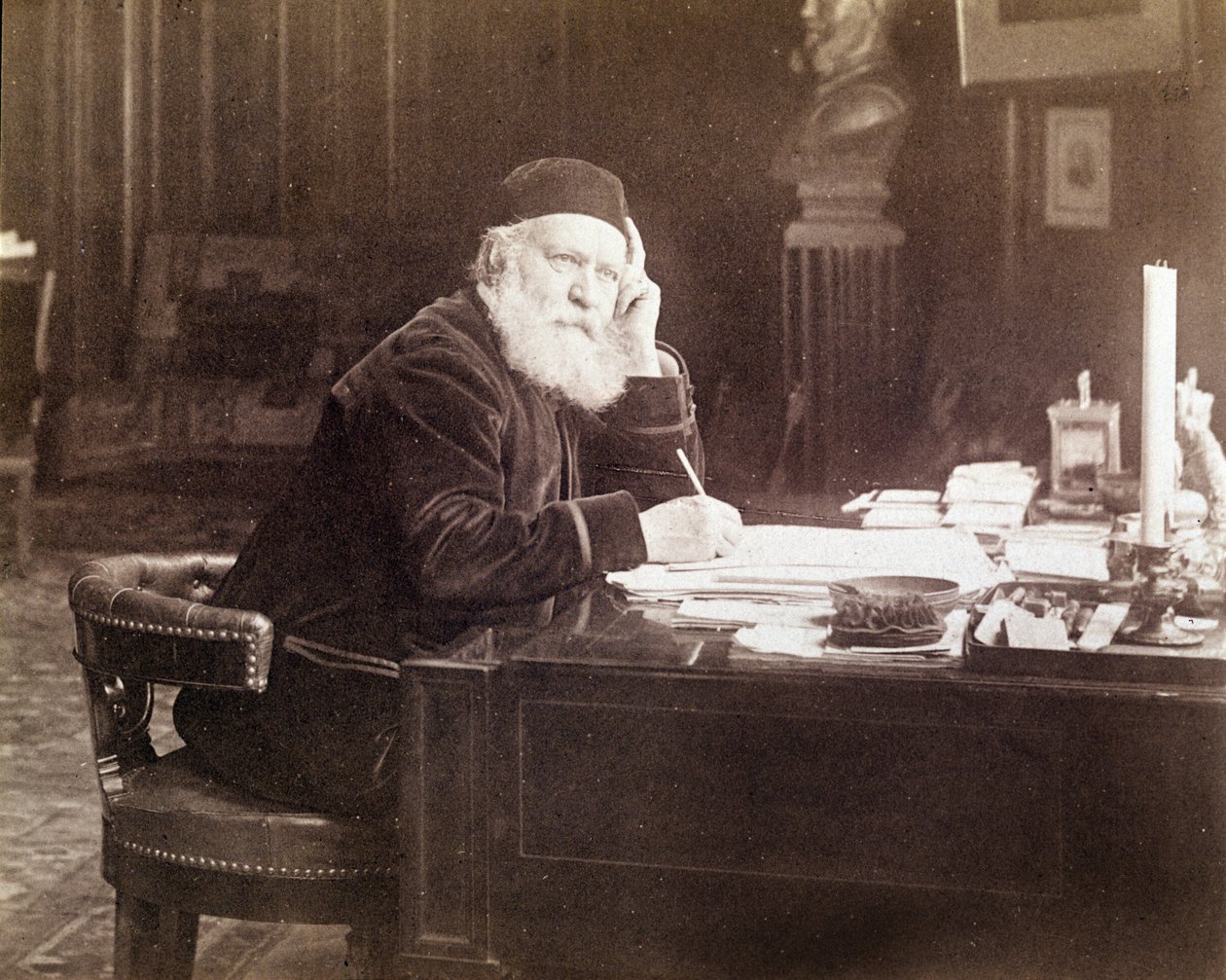 Portrét Charlese Gounoda (1818 - 1893), francouzského skladatele. od Unknown photographer