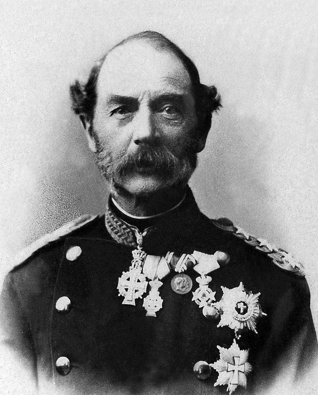Portrét Christiana IX., krále dánského (1818-1906). od Unknown photographer