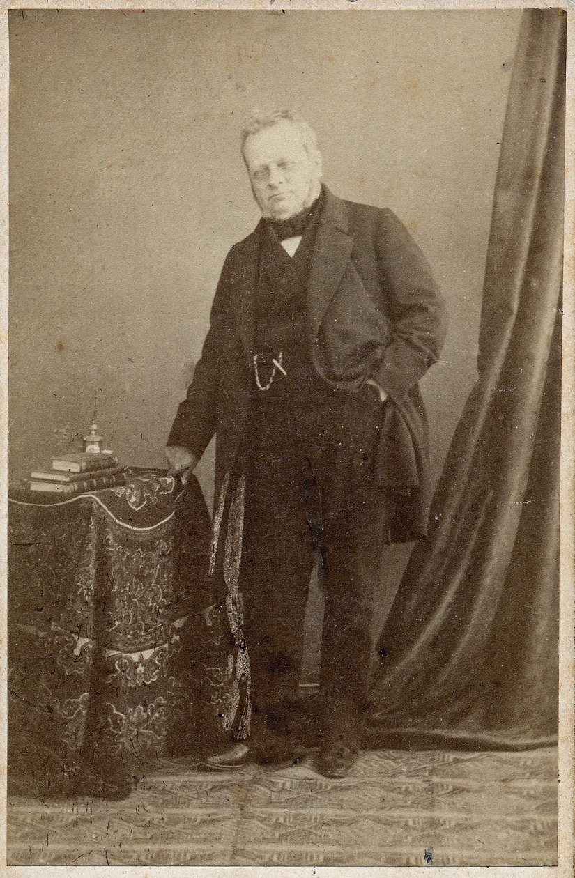 Portrét hraběte Camilla Bersa z Cavour (1810-61) - cca 1855 od Unknown photographer