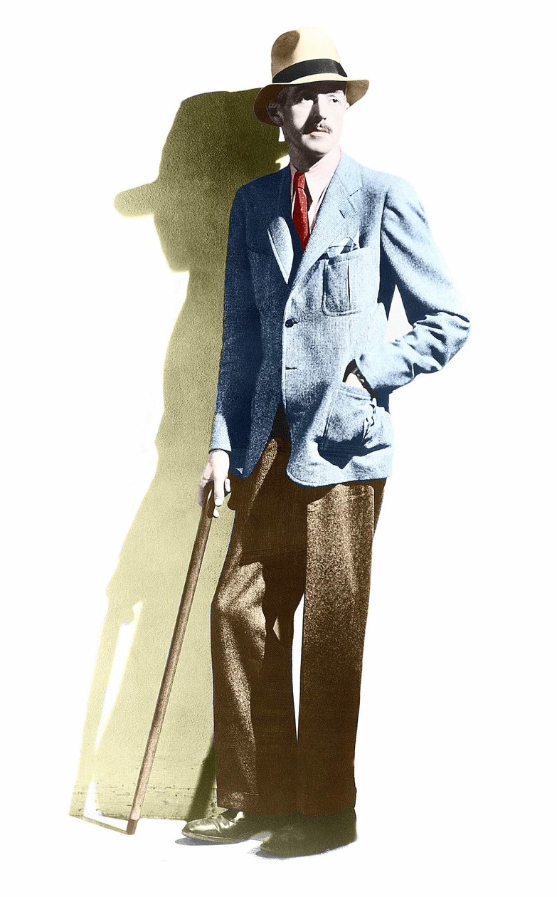 Portrét Dashiella Hammetta (1894-1961), amerického spisovatele. od Unknown photographer