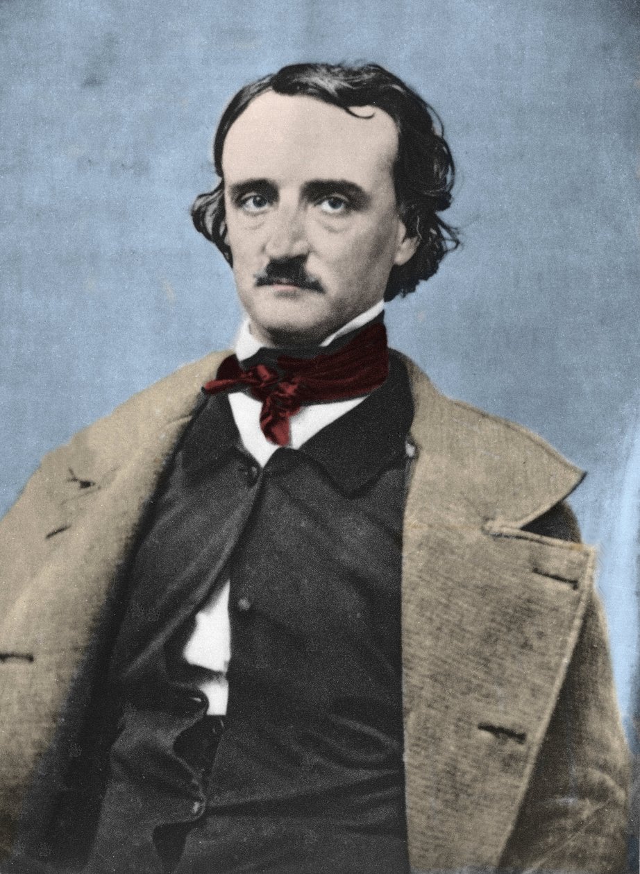 Portrét Edgara Allana Poea (1809-1849), amerického spisovatele. od Unknown photographer