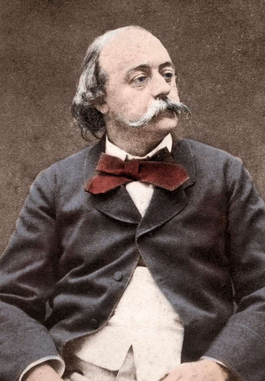 Portrét anglického spisovatele Gustava Flauberta (1821-1880) od Unknown photographer