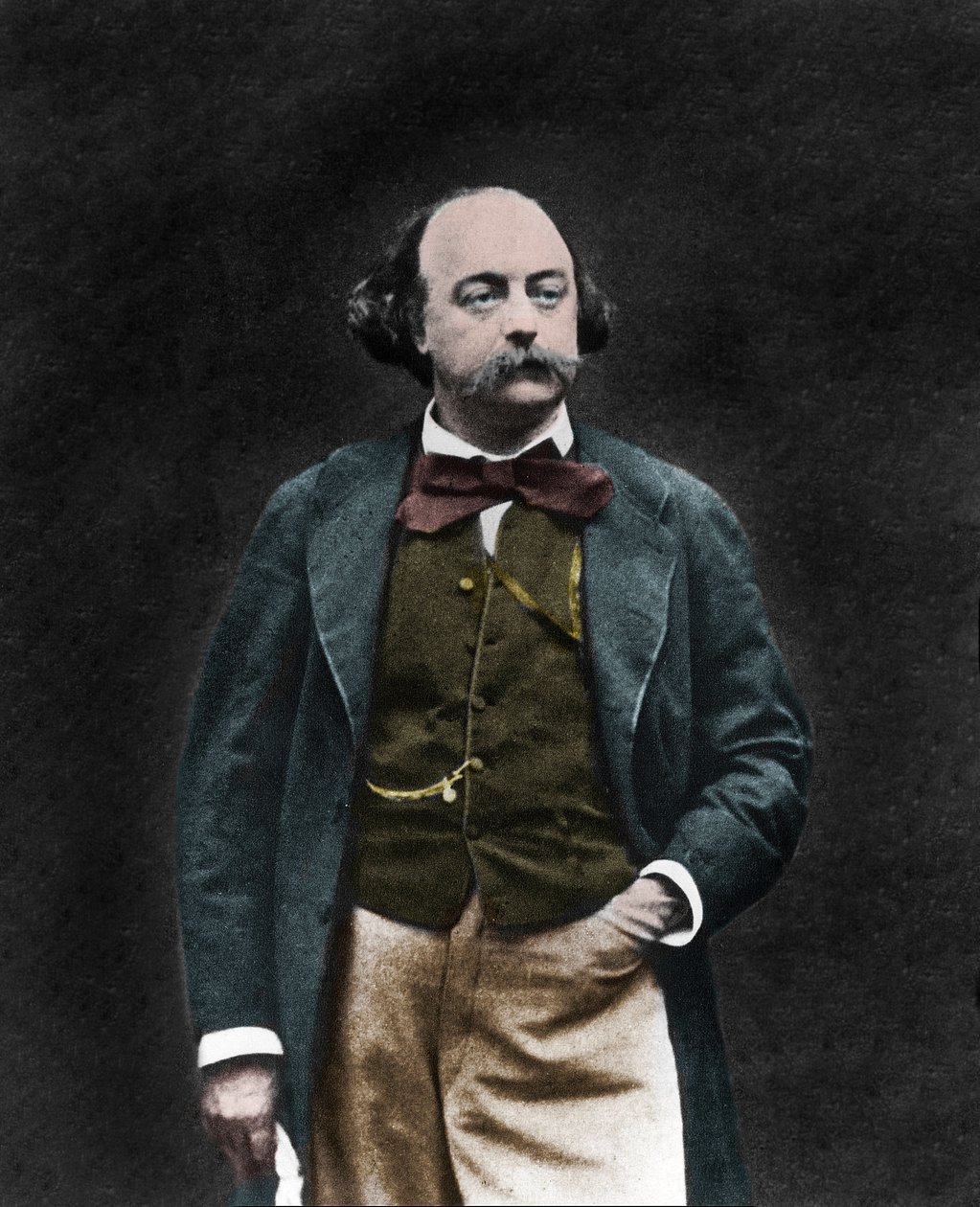 Portrét anglického spisovatele Gustava Flauberta (1821-1880) od Unknown photographer