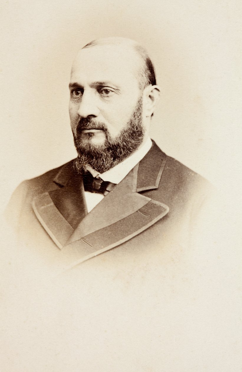 Portrét Enrica Tamberlika, cca 1860 (černobílá fotografie) od Unknown photographer