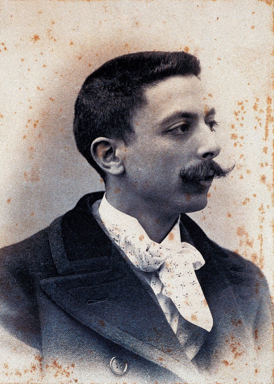 Portrét Enrique Granadose (1867-1916) v roce 1895 španělský skladatel a pianista. od Unknown photographer