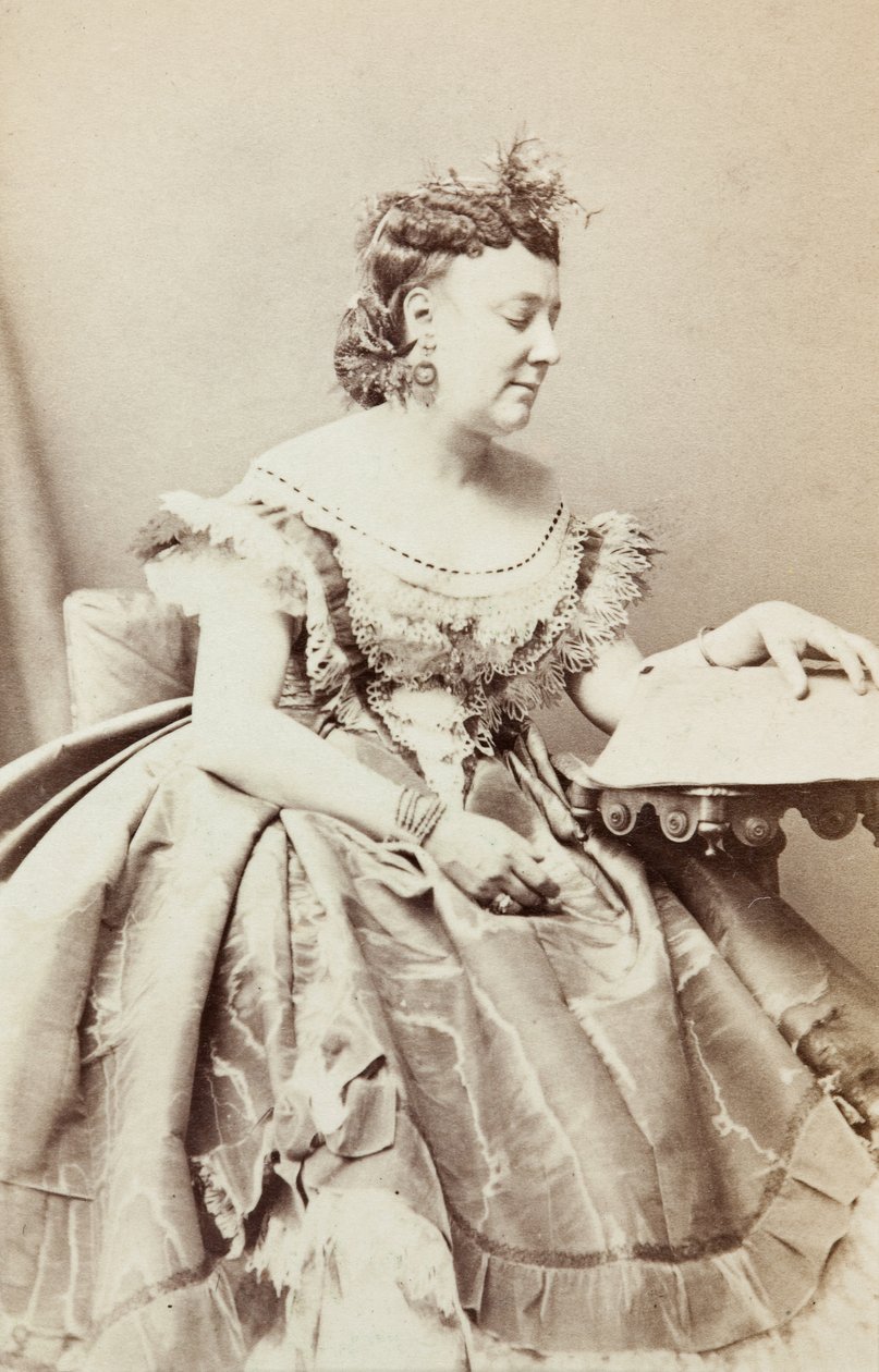 Portrét Erminy Rudersdorf od Unknown photographer