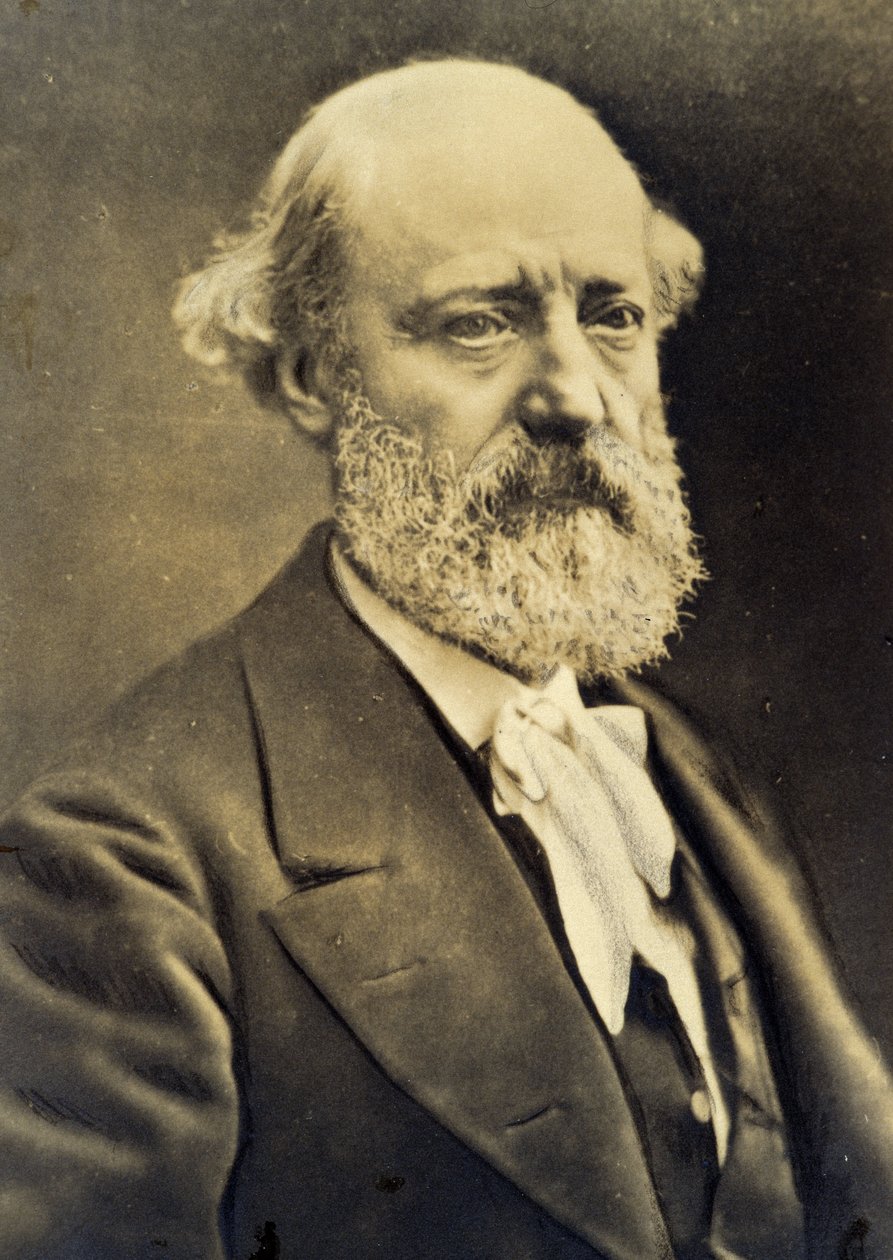 Portrét Eugene Viollet-le-Duc (Viollet le Duc) (1814-1879). sd. 19. století. od Unknown photographer